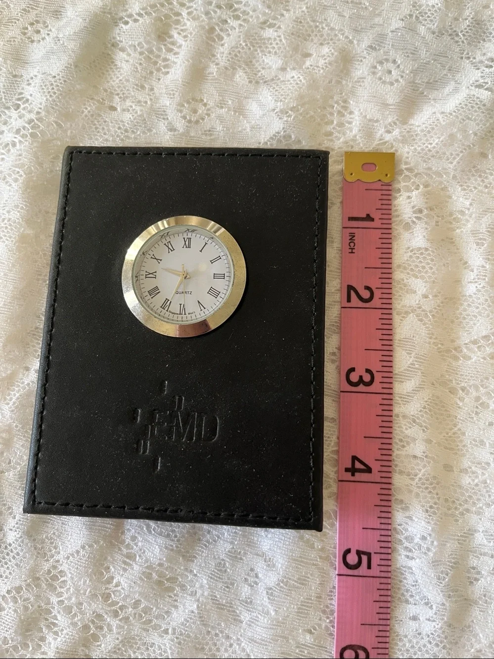 Black Spector & Co.  Quartz Desk Clock